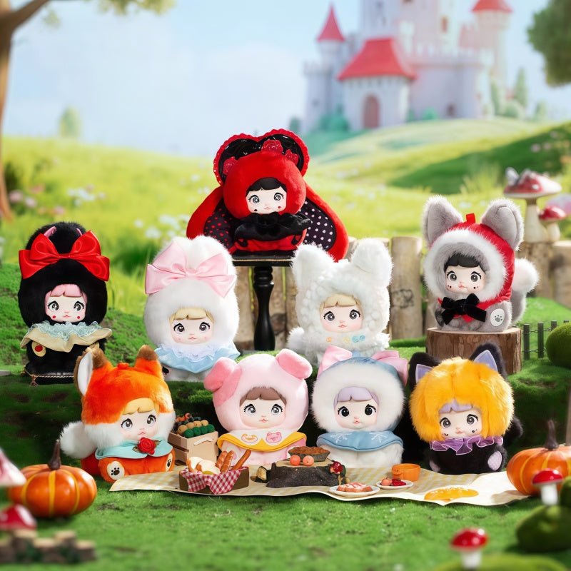 Nommi Fairytale Town  Series Plush Blind Box, Cute Figures, Desktop Ornament, Collectible Toys, Birthday & Holiday Gift, Summervibes