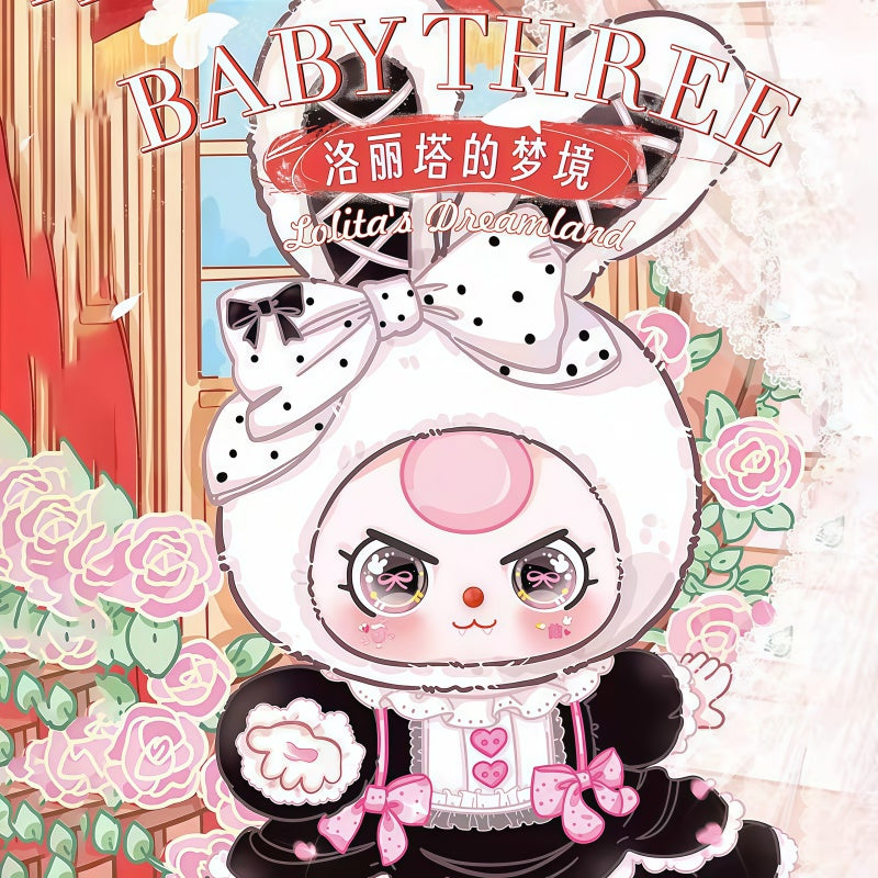 Baby Three 400% Lolita's Dreamland Series Plush Blind Box Toy&Cute Collectible Doll& Mystery Surprise Toy Gift(New Arrival)