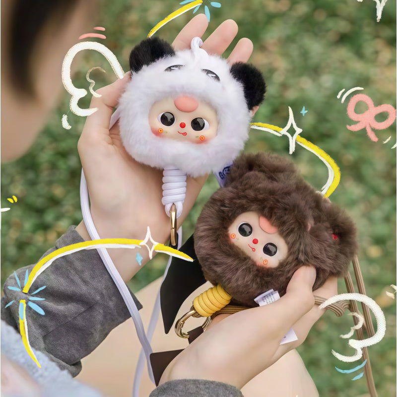 Baby Three Phone Lanyard Plush Blind Box