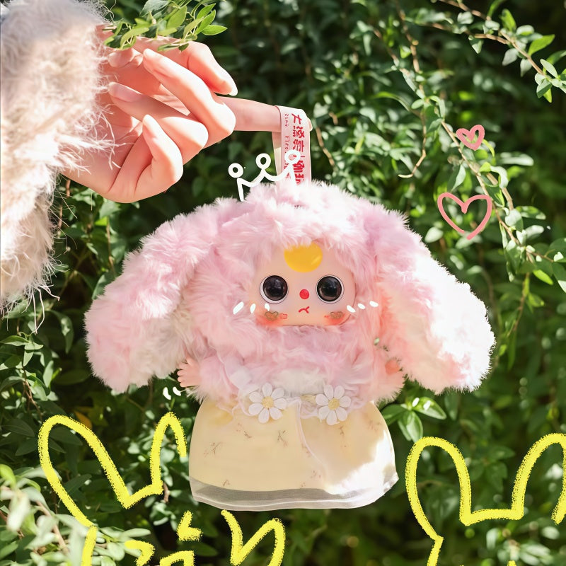 BABY THREE  De-Lovely Mini Cute Plush Series, KawaiiPlush Stuffed Animal Blind Box, Figure Cute Collectible Mini, Kawaii Bunny Doll Desktop Decor, Mystery Surprise Toy Gift for Girls Stuffed Animal, summervibes
