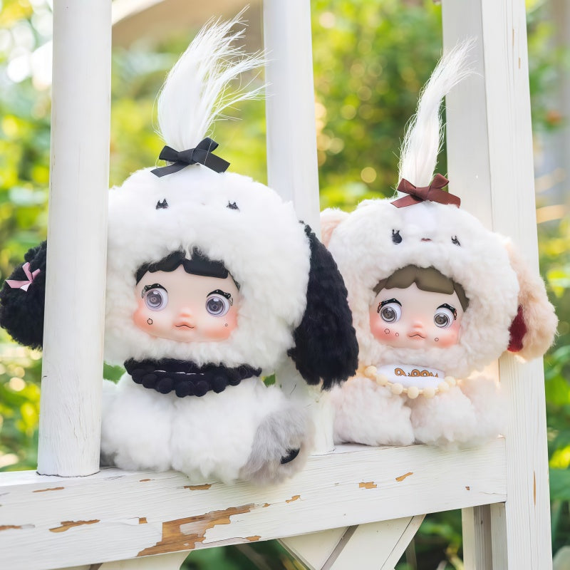 Nommi Sitting Zoo Series Plush Blind Box, Cute Figures, Desktop Ornament, Collectible Toys, Birthday & Holiday Gift, Summervibes