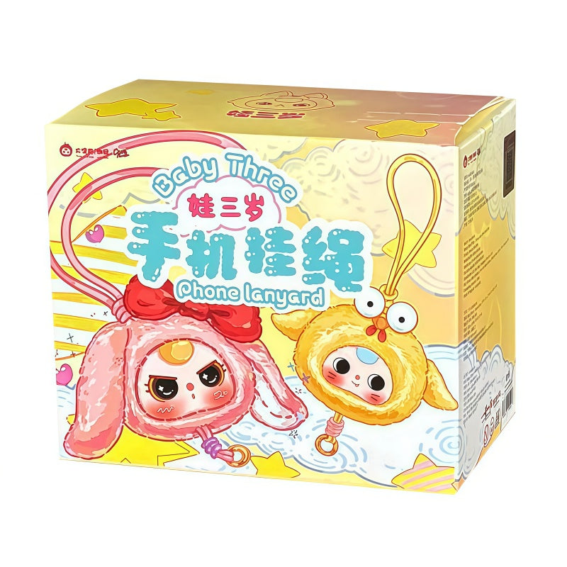 Baby Three Phone Lanyard Plush Blind Box