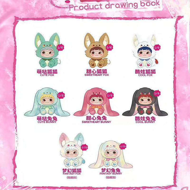 WAKUKU  Fox & Bunny Trick  Or Treat Series Blind Box