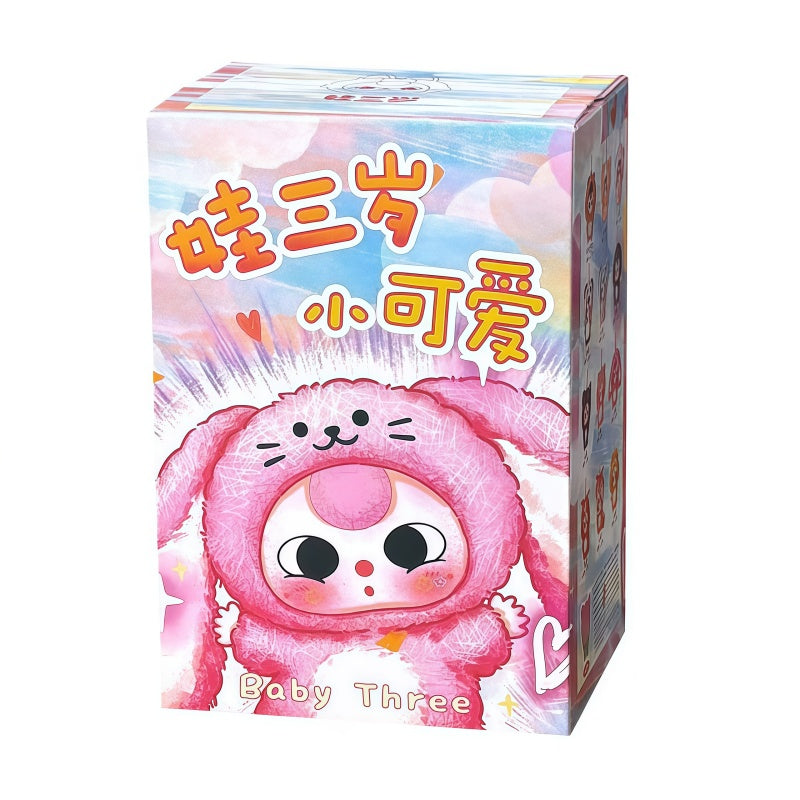 BABY THREE  De-Lovely Mini Cute Plush Series, KawaiiPlush Stuffed Animal Blind Box, Figure Cute Collectible Mini, Kawaii Bunny Doll Desktop Decor, Mystery Surprise Toy Gift for Girls Stuffed Animal, summervibes