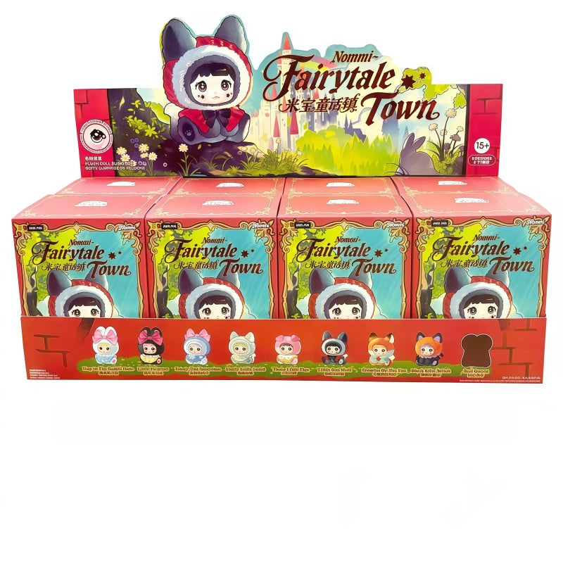 Nommi Fairytale Town  Series Plush Blind Box, Cute Figures, Desktop Ornament, Collectible Toys, Birthday & Holiday Gift, Summervibes