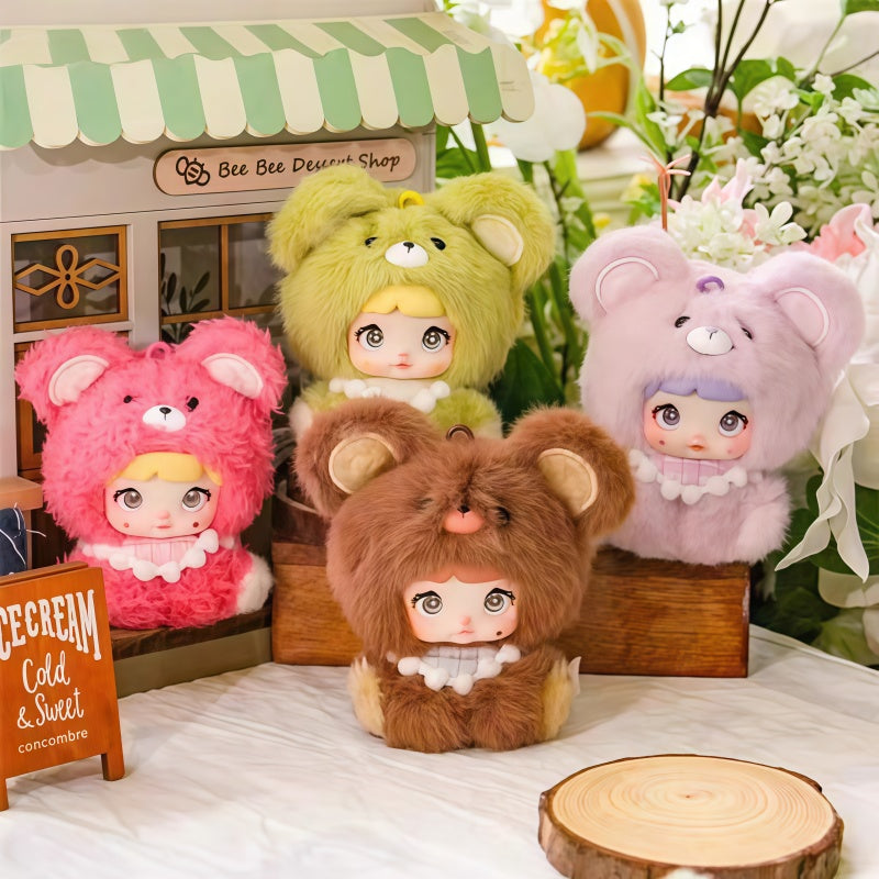 Nommi Baby Series Plush Blind Box,Cute Figures,Desktop Ornament,Collectible Toys，Birthday and Holiday Gift,Summervibes
