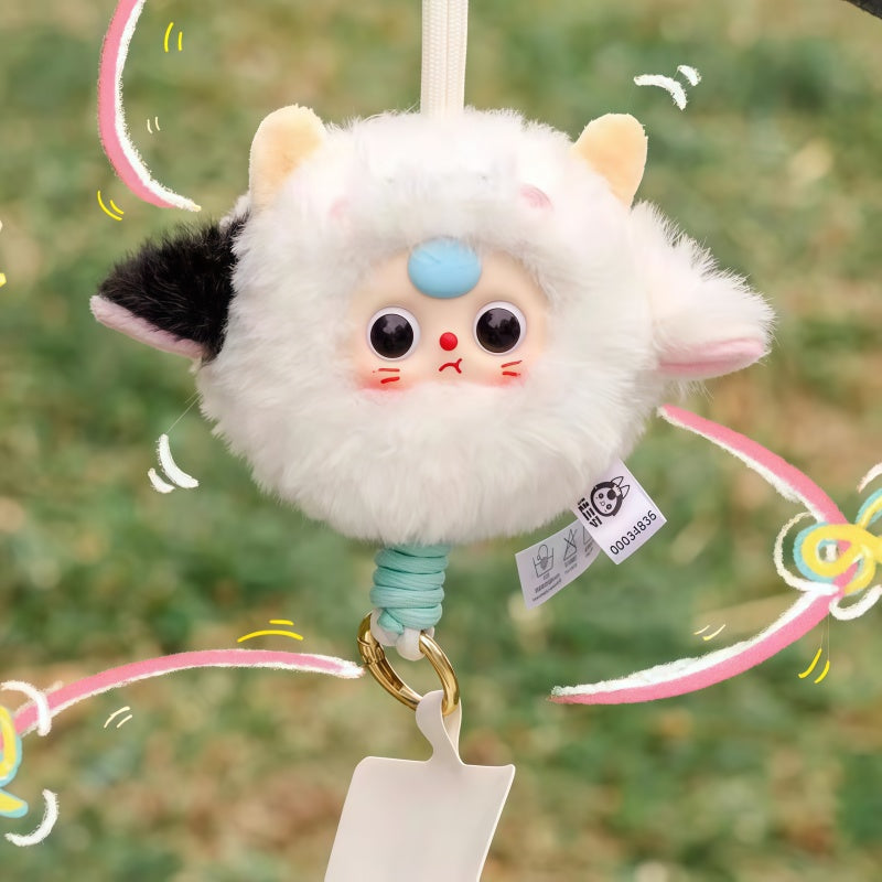 Baby Three Phone Lanyard Plush Blind Box