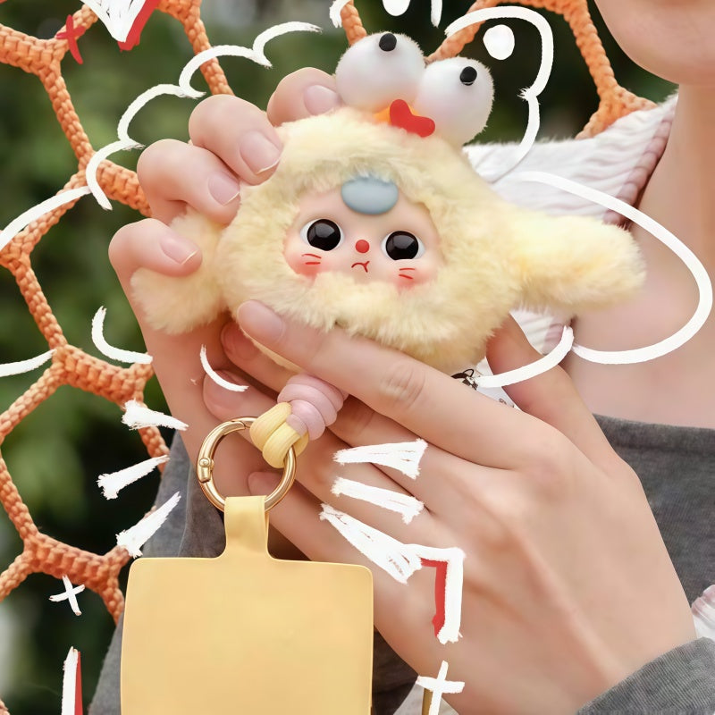 Baby Three Phone Lanyard Plush Blind Box