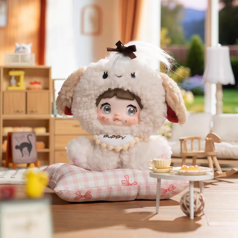 Nommi Sitting Zoo Series Plush Blind Box, Cute Figures, Desktop Ornament, Collectible Toys, Birthday & Holiday Gift, Summervibes