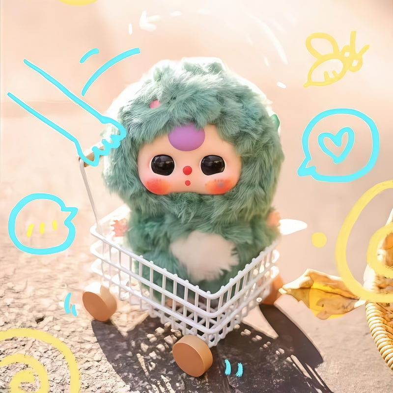 BABY THREE  De-Lovely Mini Cute Plush Series, KawaiiPlush Stuffed Animal Blind Box, Figure Cute Collectible Mini, Kawaii Bunny Doll Desktop Decor, Mystery Surprise Toy Gift for Girls Stuffed Animal, summervibes