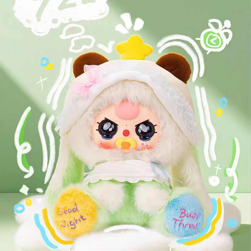 BabyThree 400% Sweet Dream Collectible Stuffed Doll- 9+1+1 Hidden Starry Glitter Design, Soft Huggable, Bedtime Use Companion