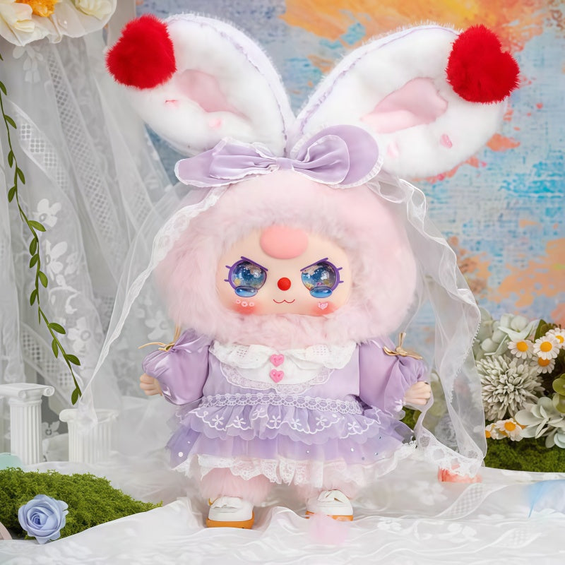Baby Three 400% Lolita's Dreamland Series Plush Blind Box Toy&Cute Collectible Doll& Mystery Surprise Toy Gift(New Arrival)