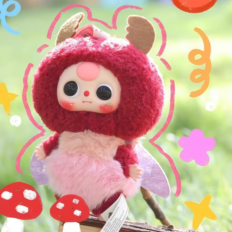 Baby Three  Elf Plush Toy Blind Box, Cute Plush Figure, Collectible Doll, Birthday Gift and Decorative Ornament