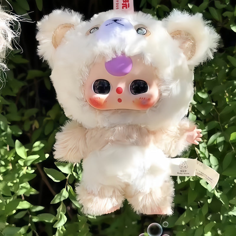 BABY THREE  De-Lovely Mini Cute Plush Series, KawaiiPlush Stuffed Animal Blind Box, Figure Cute Collectible Mini, Kawaii Bunny Doll Desktop Decor, Mystery Surprise Toy Gift for Girls Stuffed Animal, summervibes