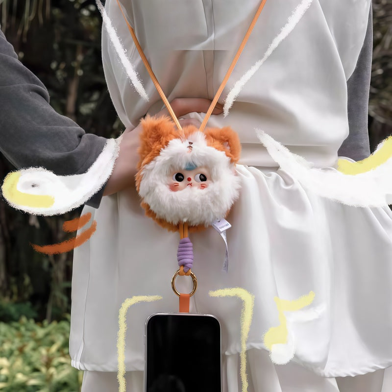 Baby Three Phone Lanyard Plush Blind Box