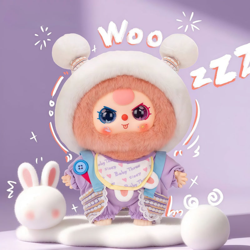 BabyThree 400% Sweet Dream Collectible Stuffed Doll- 9+1+1 Hidden Starry Glitter Design, Soft Huggable, Bedtime Use Companion