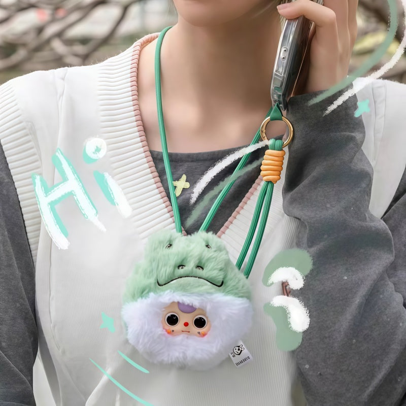 Baby Three Phone Lanyard Plush Blind Box