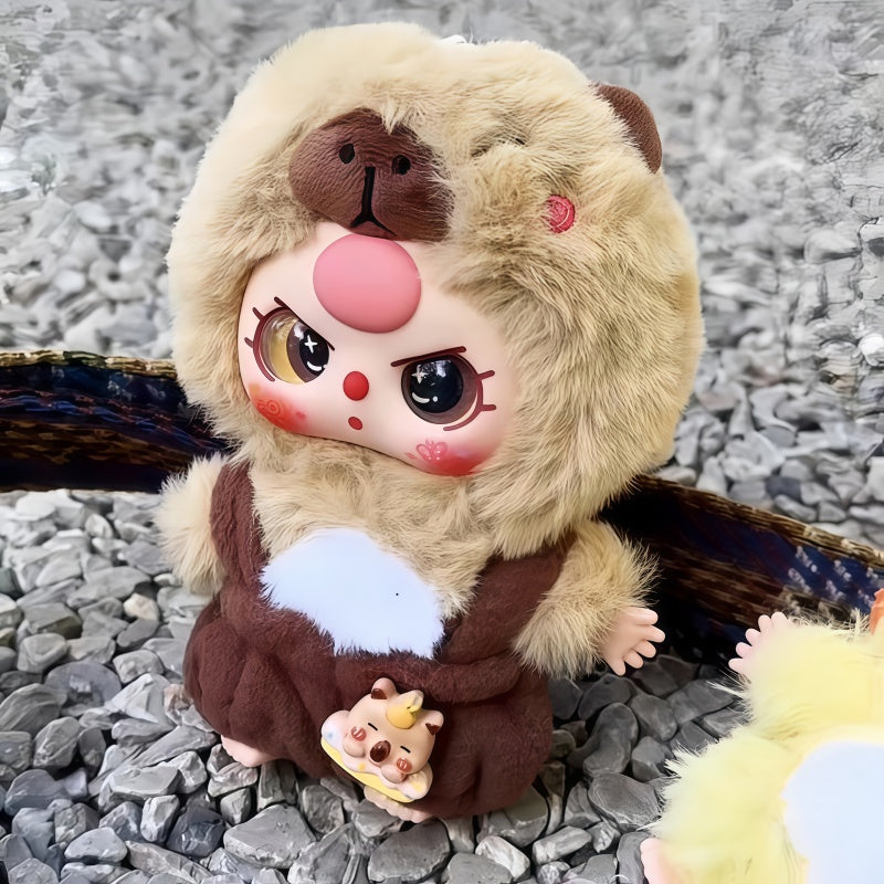 BABY THREE  De-Lovely Mini Cute Plush Series, KawaiiPlush Stuffed Animal Blind Box, Figure Cute Collectible Mini, Kawaii Bunny Doll Desktop Decor, Mystery Surprise Toy Gift for Girls Stuffed Animal, summervibes