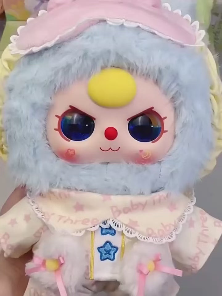 BabyThree 400% Sweet Dream Collectible Stuffed Doll- 9+1+1 Hidden Starry Glitter Design, Soft Huggable, Bedtime Use Companion