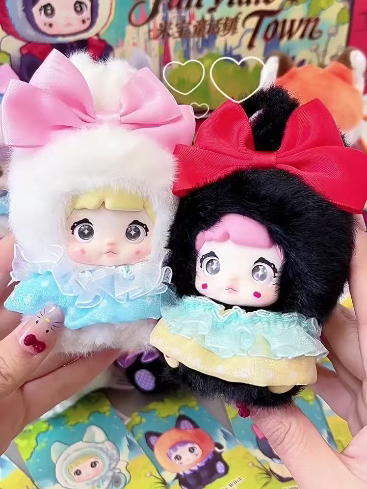 Nommi Fairytale Town  Series Plush Blind Box, Cute Figures, Desktop Ornament, Collectible Toys, Birthday & Holiday Gift, Summervibes