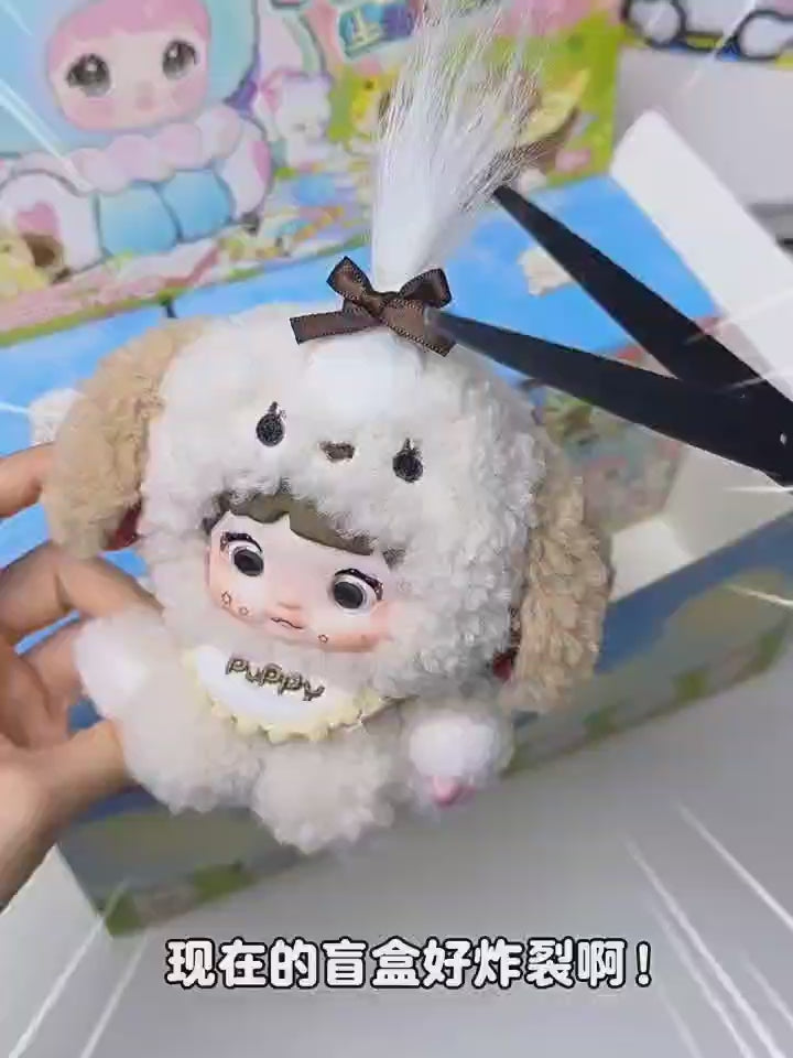 Nommi Sitting Zoo Series Plush Blind Box, Cute Figures, Desktop Ornament, Collectible Toys, Birthday & Holiday Gift, Summervibes